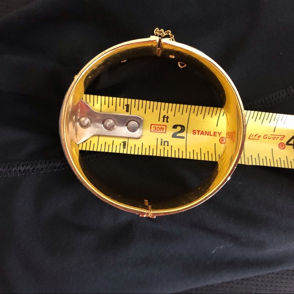 Vintage Damascene Cuff Bracelet - Picture 12 of 16